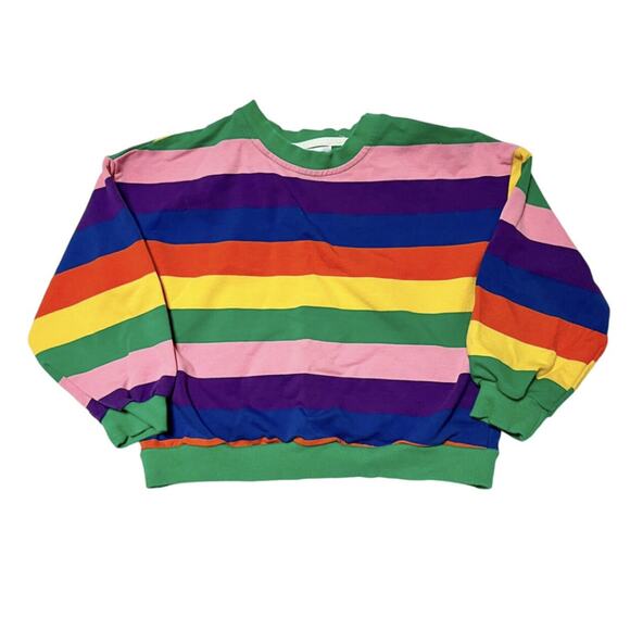 Mud Kingdom Rainbow Sweatshirt Size 5 - Picture 1 of 8